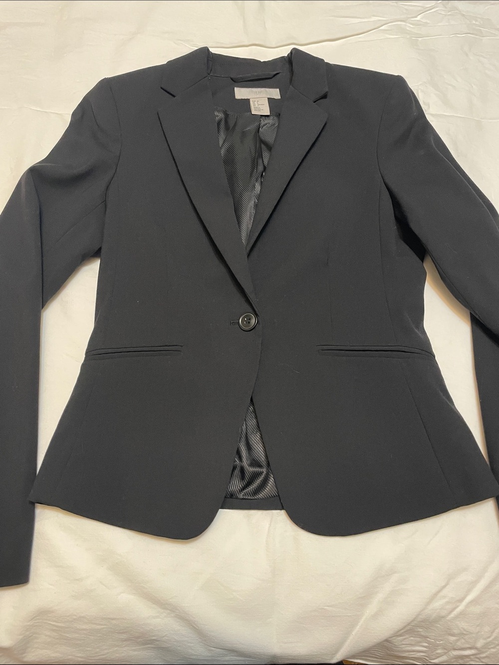 H&M Classic Black Women's Single-Button Blazer